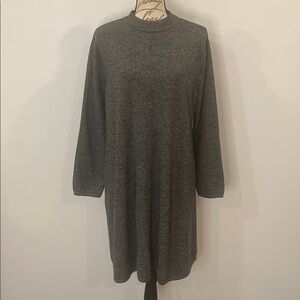 Garnet Hill merino wool sweater dress A-line size XL